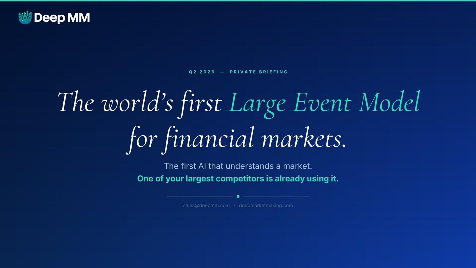 Algo Pitch Deck preview slide